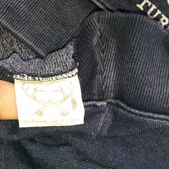 Spell designs XS turquoise stone hunter sloppy joe pullover sweater - Picture 7 of 12